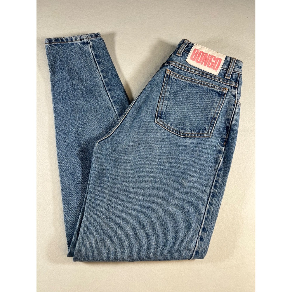 Vintage Bongo by Gene Montesano High Waisted Button Fly Tapered Jeans 9 62-02